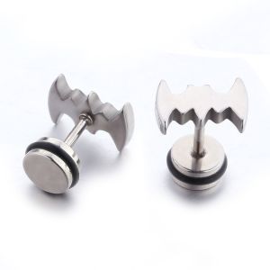 Cool Man Stainless Steel Body Piercing Jewelry Fashion Ear Studs