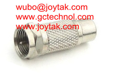 Coaxial Adapter Coaxial Adaptor RCA Female To F Male Connector CCTV Antenna /