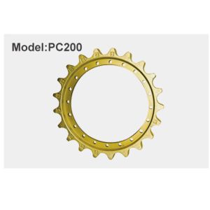 Quality PC200 Digger Sprockets Excavator Track Parts Minimal Maintenance for sale
