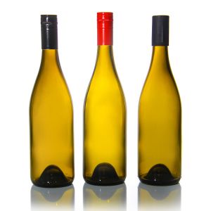 Wholesale Logo Clear Empty 750ml Glass Wine Bottles With Top Lid And Cover