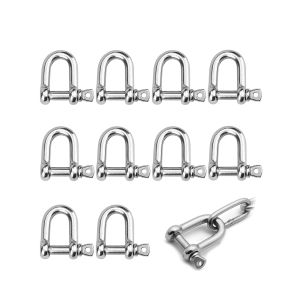 Stainless Steel D-Shackle for Heavy Rigging Strong and Dependable Rigging