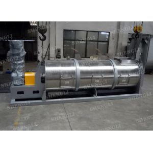 Single Shaft Continuous Mixer With Heating And Cooling Auxiliary