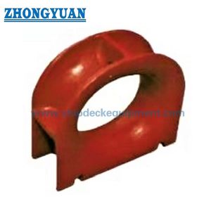 ISO 13713 Type A Casting Steel Deck Mounted Mooring Chock Ship Towing Equipment