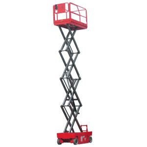 10m 450Kg Loading Self-propelled Scissor Lift Tables Manlift, DC Motor Driving