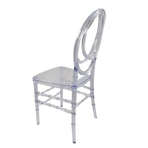 Exquisite Polycarbonate Resin Coloured Perspex Wedding Plastic Chairs OEM