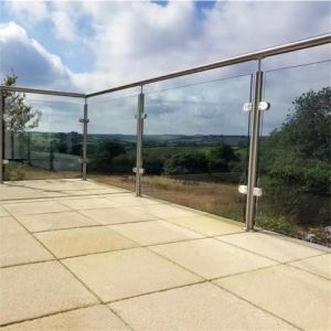 Space Saving Customised Glass Railing Easy Installation with Modern Style and Beautiful Features
