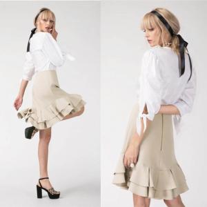 China Girl Knee Length Mini Skirts on sale