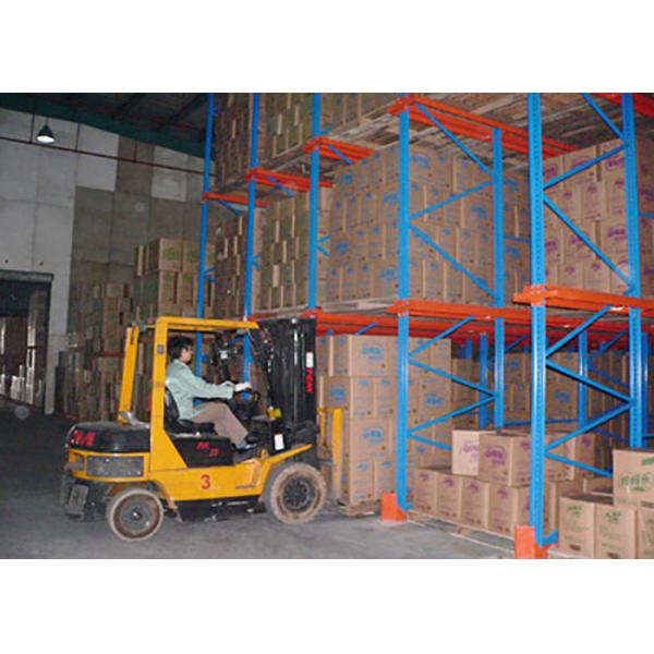Customzied Cold Rolled Drive In Pallet Racking For Industrial Warehouse Storage