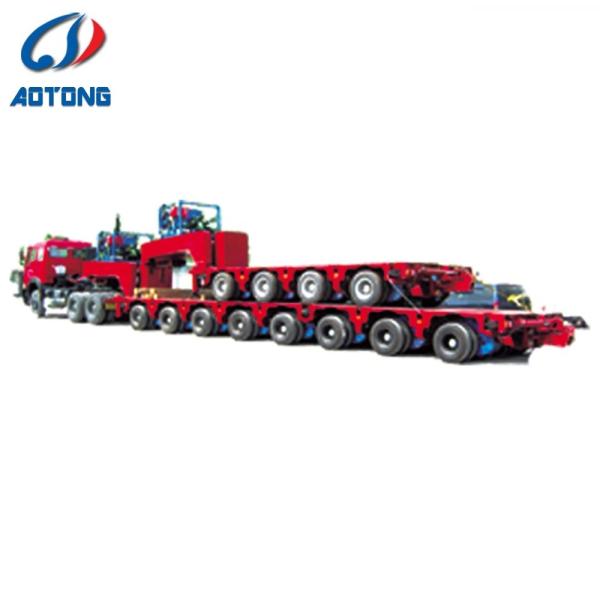 Buy 13000*2500*3090 Steel Lowbed Semi Truck Trailer with Platform Heavy Duty Lifting Power at wholesale prices