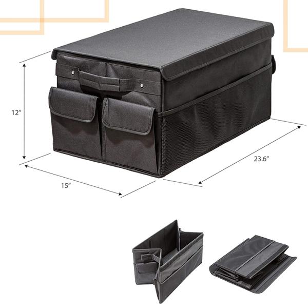 Hot selling Amazing design car Trunk Organizer with Lid Cover