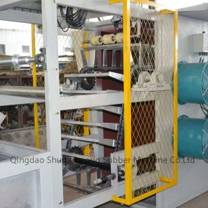 Automatic Hanging Rod Type Batch Off Cooler / Rubber Sheet Cooling Machine