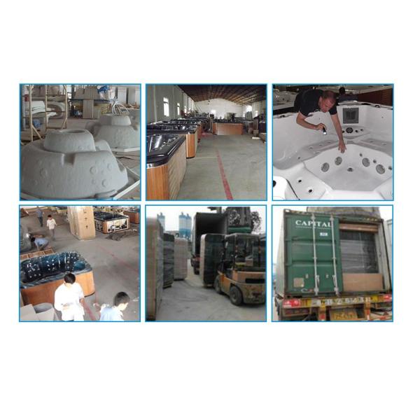 Luxury Outdoor Whirlpool Spa Tub With 3 - 5 Years Warranty PFDJJ 50