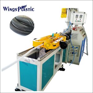High Speed Single Wall PP PE PVC Corrugated Pipe Machine 10-50mm Diameters