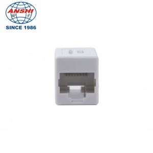 Small Rj45 Inline Keystone Coupler Cat5e Cat6 Cat6A Utp