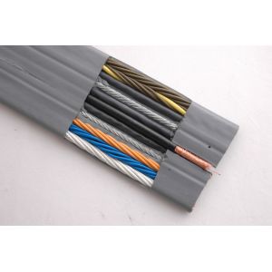 Flat Traveling TV Cable for Elevator with CE certificate TVVBG-STP CAT6E Type