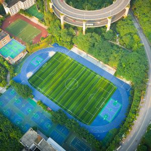 Abrasion Resistance Synthetic PU Jogging Track Flooring Material