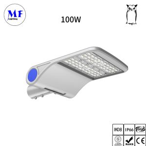 LED Street Light with PhotoCell IP66 Waterproof 140lm/W 80W 100W 120W Ik08 for