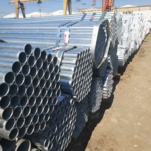 Q355 Q345 Furniture Galvanized Steel Tube 12m Length Decoiling Punching
