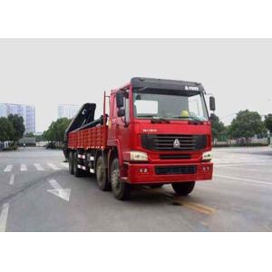Telescopic Boom Truck Mounted Crane / 12 Tons Cargo Mounting Crane ZZ1257M4341W
