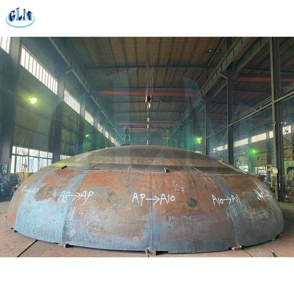 Buy Q235B SS304 800mm Hemispherical Tank Heads Forming Steel Hemisphere at wholesale prices