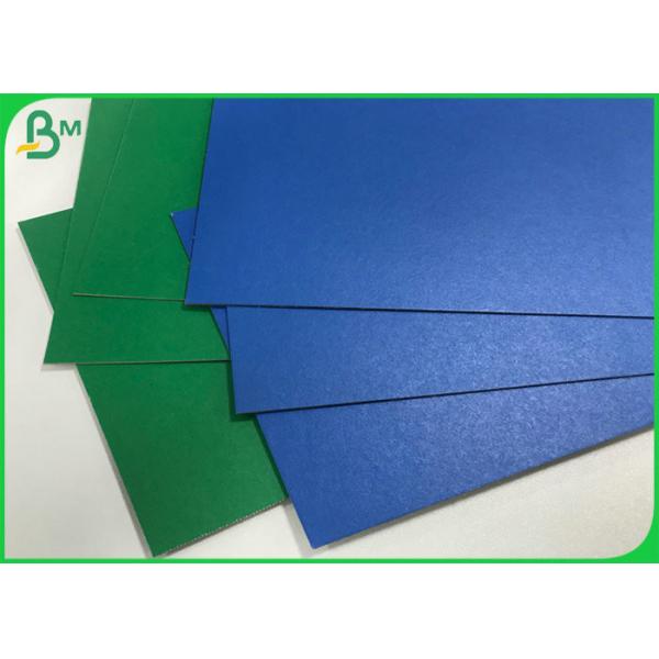 1mm To 3mm Recycled Green surface with Grey back Cardboard For Packing