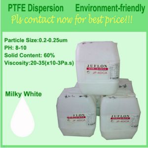 Yellowish Liquid PTFE Dispersion With High Viscosity , Stick Metal Available