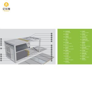 20ft Galvanized Steel Prefabricated Container House for Living Office