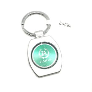 Customized Logo Metal Keychain Holder with MOQ of 500 Pieces