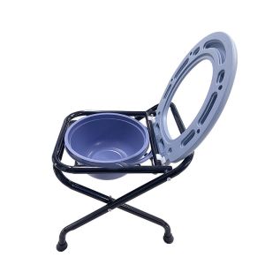 Movable Foldable Disabled Toilet Chair Elderly Pregnant Toilet With Bedpan