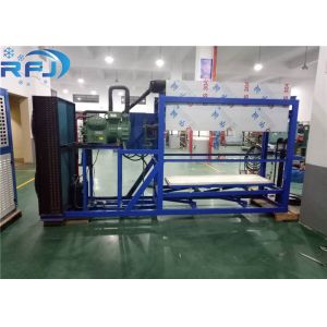 Commercial Round Block Ice Machine 3 Tons Capacity Aliminium Plate Ice Moulds