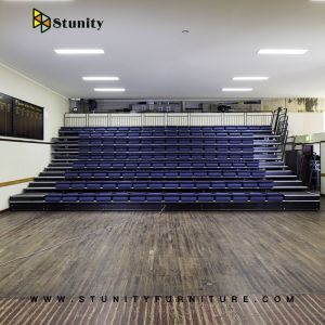 Aerial Work Platform Retractable Grandstand Indoor Bleacher