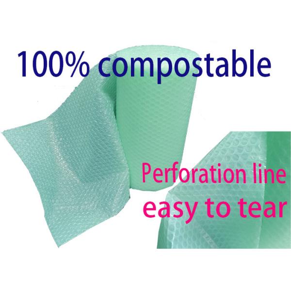 Buy 12x72FT PBAT Compostable Bubble Wrap 100% Biodegradable at wholesale prices
