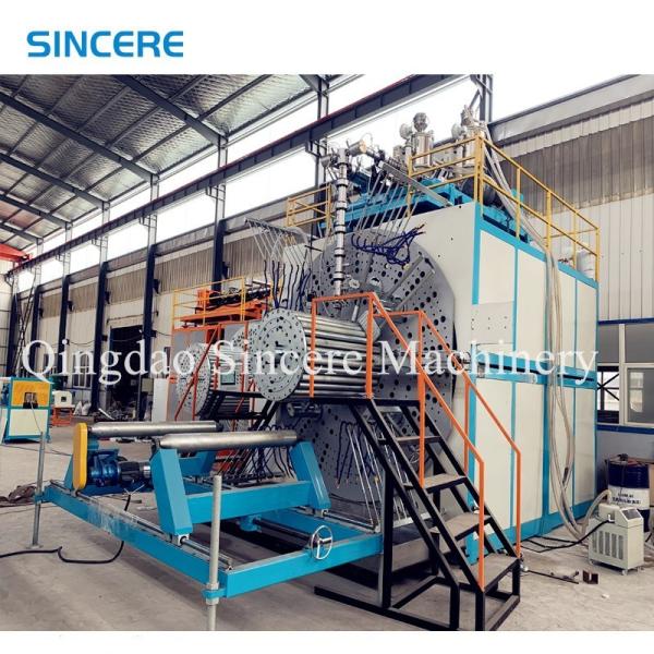 PLC Thermoplastic Spiral PP PPR PE PVC HDPE Pipe Production Line Machine Extruder