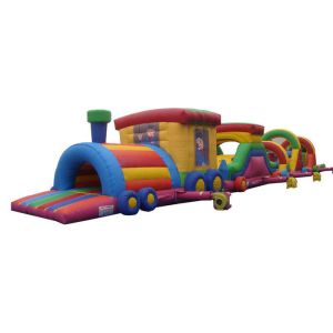 Indoor Playground Adult Inflatable Obstacle Course Race Fireproof