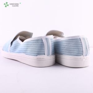 Anti static esd cleanroom pvc blue safety shoes
