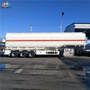 5 Compartments Steel Fuel Tanker Semi Trailer 45000L Volume