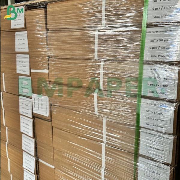 24lb Double Blue CAD Bond Paper Virgin Wood Pulp Engineering Use