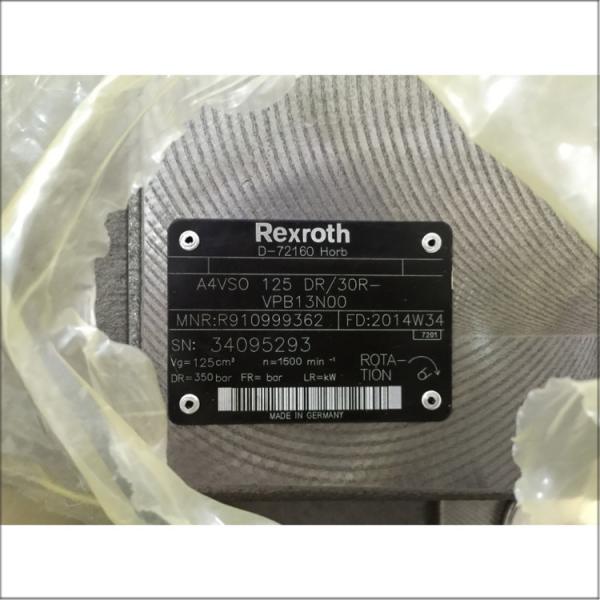 Buy Variable Displacement Mechanical Hydraulic Pump A4VSO125DR 30R-VPB13N00 For Open Circuit Hyd By Rexroth at wholesale prices