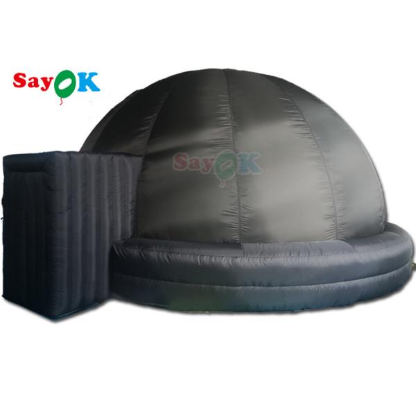Buy Portable Black Inflatable Planetarium Dome Tent Blow Up Projection Tent at wholesale prices