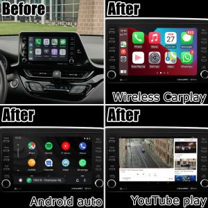 Toyota C-HR CHR Android 13 multimedia interface with android auto carplay
