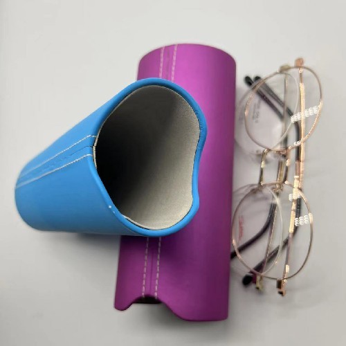 EVA Molded Foam Metal Eyeglass Case Splicing Sleeve Fancy Style Cover
