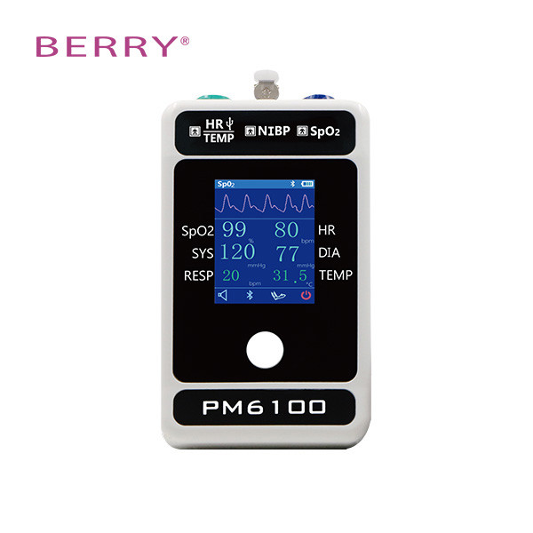 Compact Lightweight Multi Parameter Patient Tracker With Ethernet Audible Visual