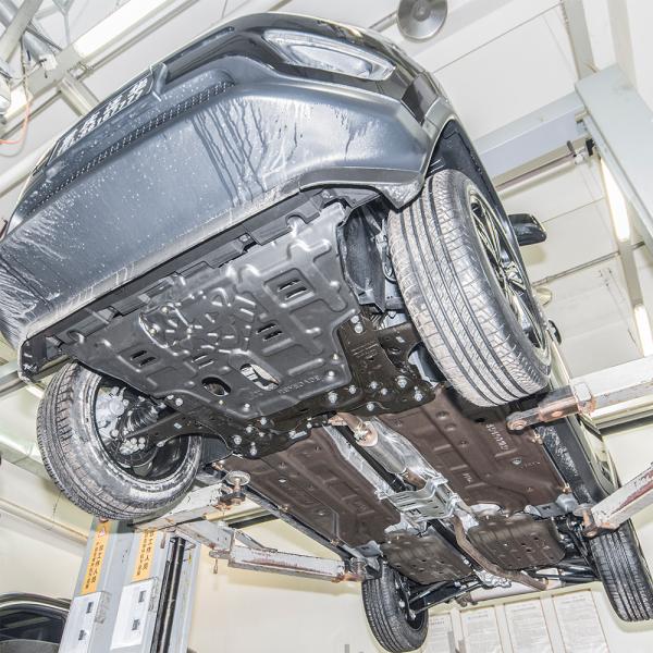 Jeep Compass Skid Plate with Transmission Underbody Protection in Powder Coating