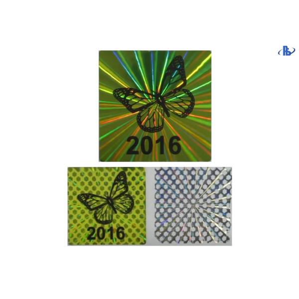 Buy Tamper Evident Dot Pattern PET 50 Mircon Hologram Security Labels at wholesale prices