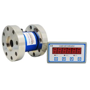 Flanged reaction torque meter 0-100kNm torque measurement transducer