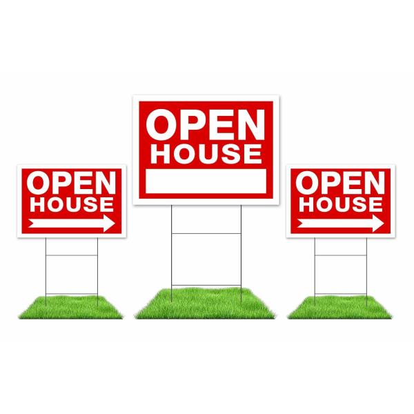 Buy PP Corrugated Plastic Signs Corflute Yard Card Recyclable Lightweight Waterproof at wholesale prices