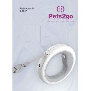 3m Hands Free Polyester Retractable Pet Leash