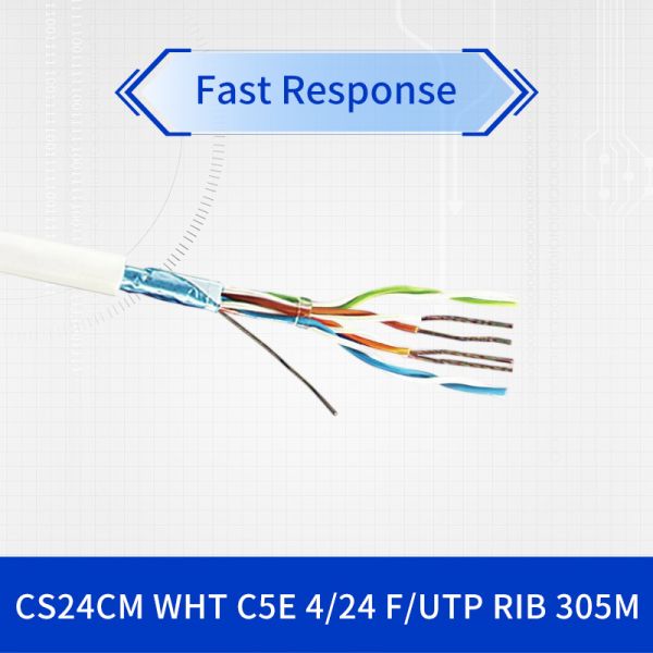 CommScope 305 Meter Category 5e F/UTP Cable with Foil Overall Shield and PVC