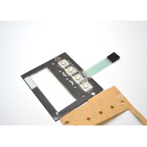 Waterproof 4 Metal Dome Tactile Membrane Keyboard For Electronic Components