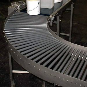 Simple Structure Roller Conveyor Belt Roller High Speed Type For Boxes Bags